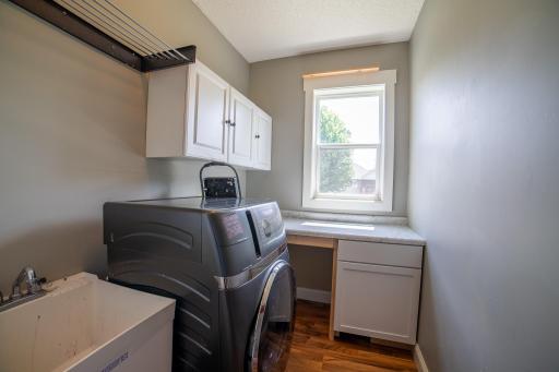 Main-floor laundry