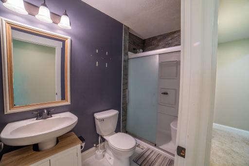 Lower level 3/4 bath