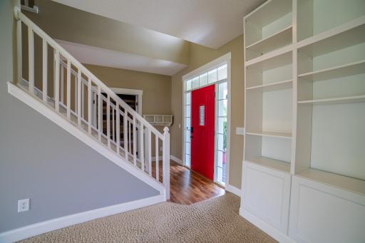 Entryway and central stair