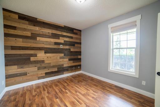 Main-floor office with french doors