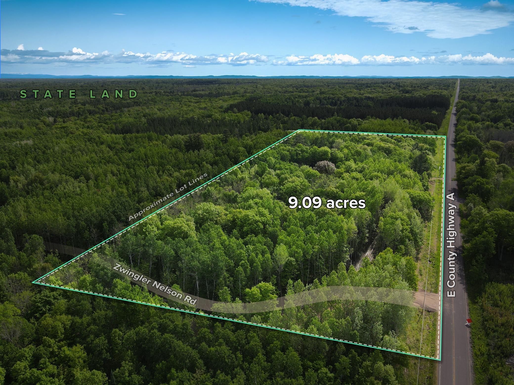 Private Road leads directly to County Forest