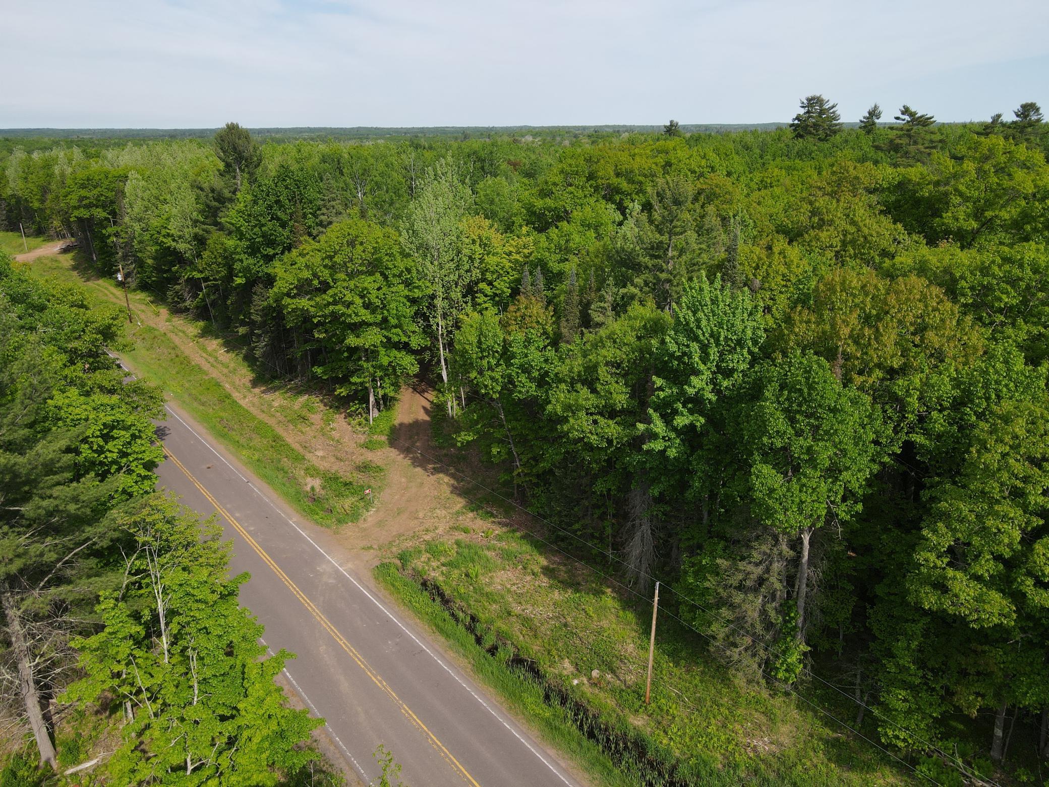 Driveway off County Road A