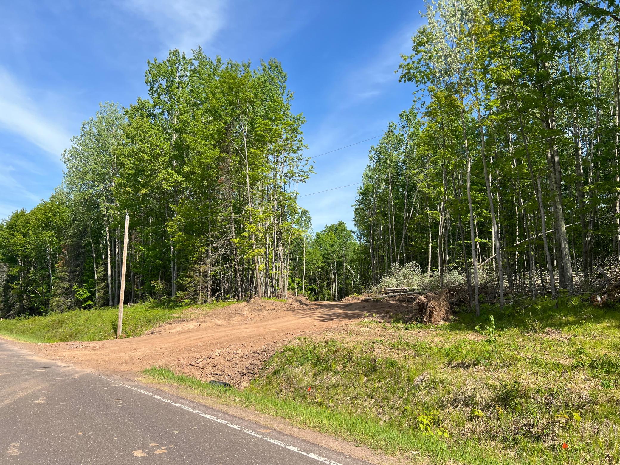Private Road on West edge of the property