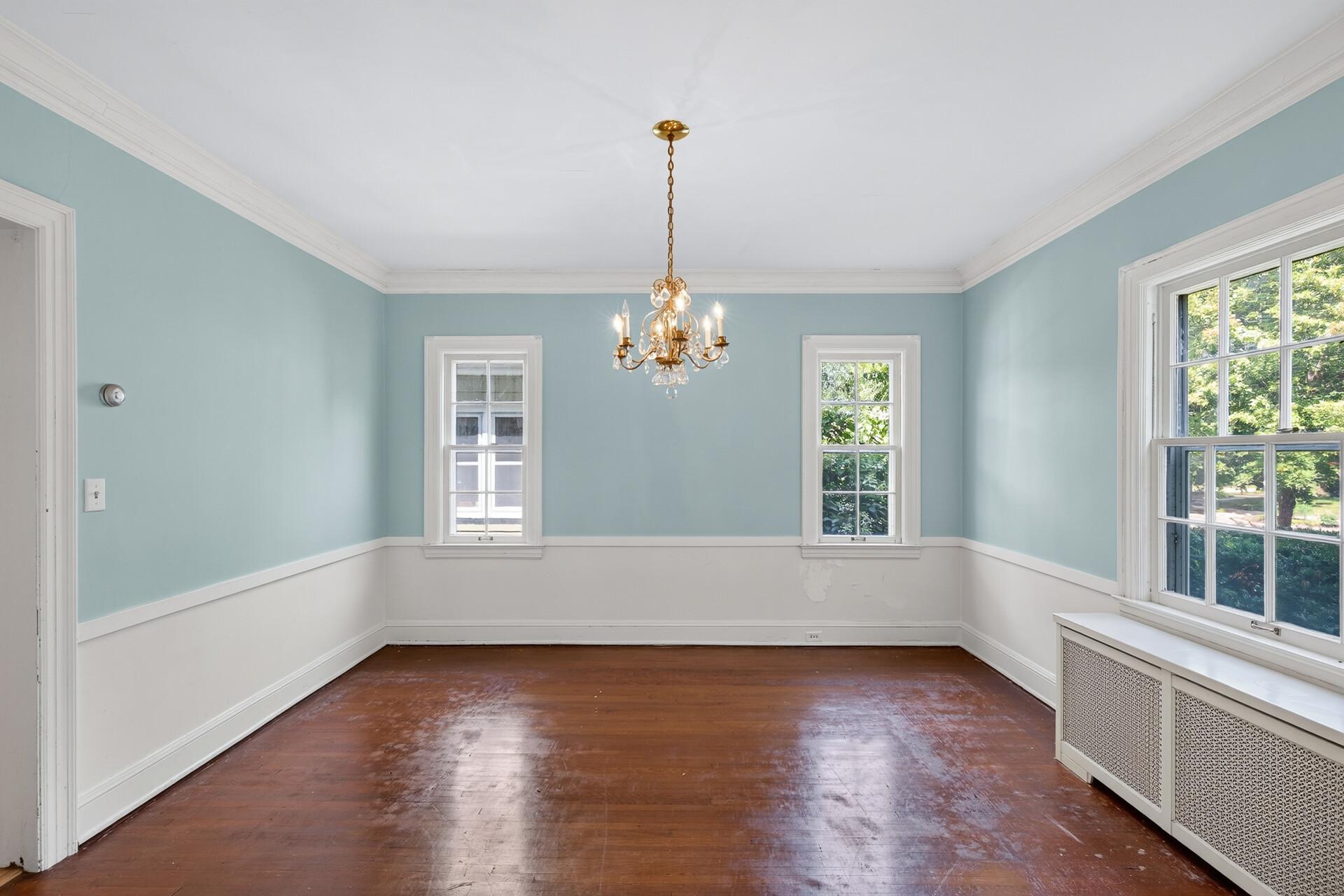 Spacious formal dining room