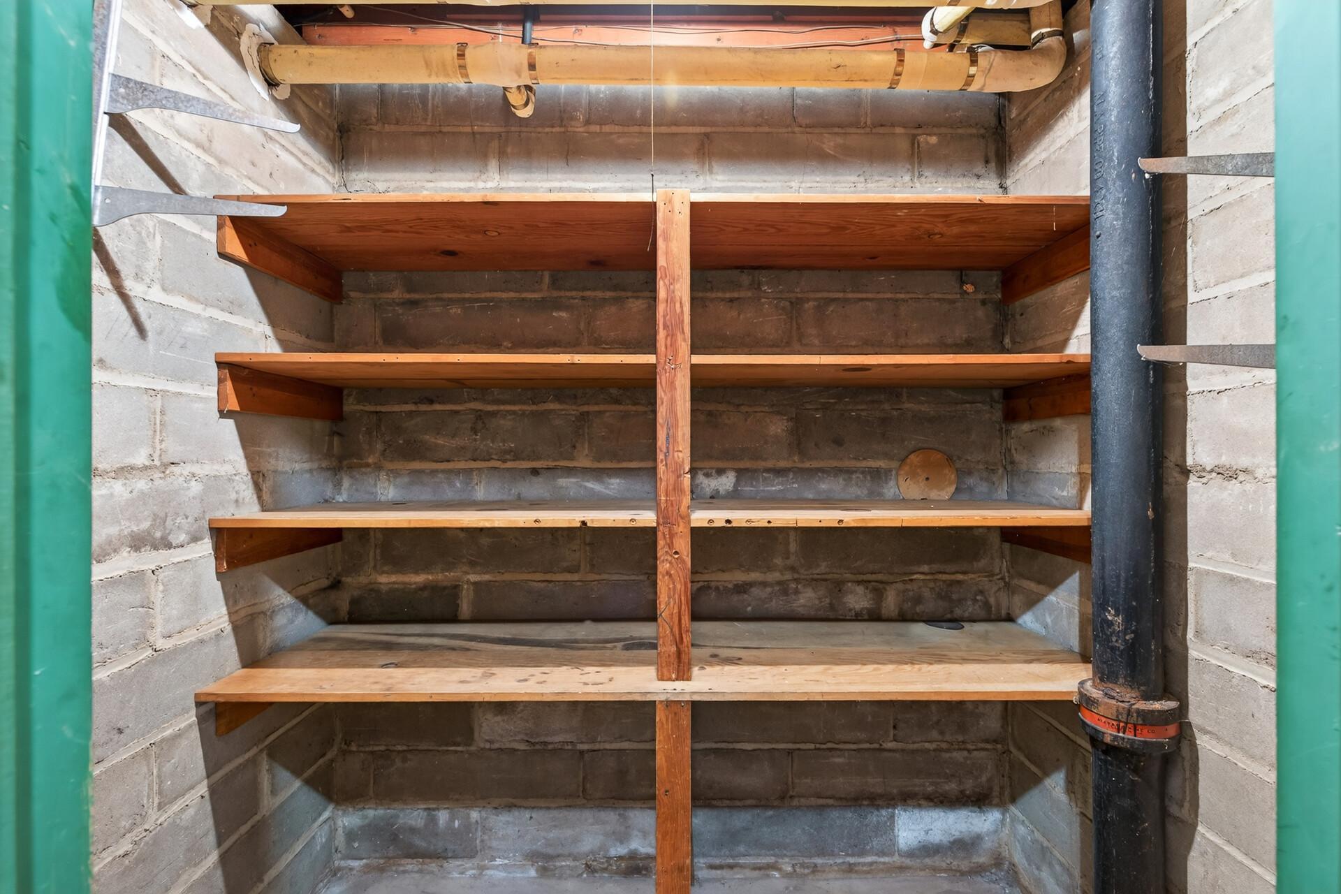 Basement pantry/root cellar