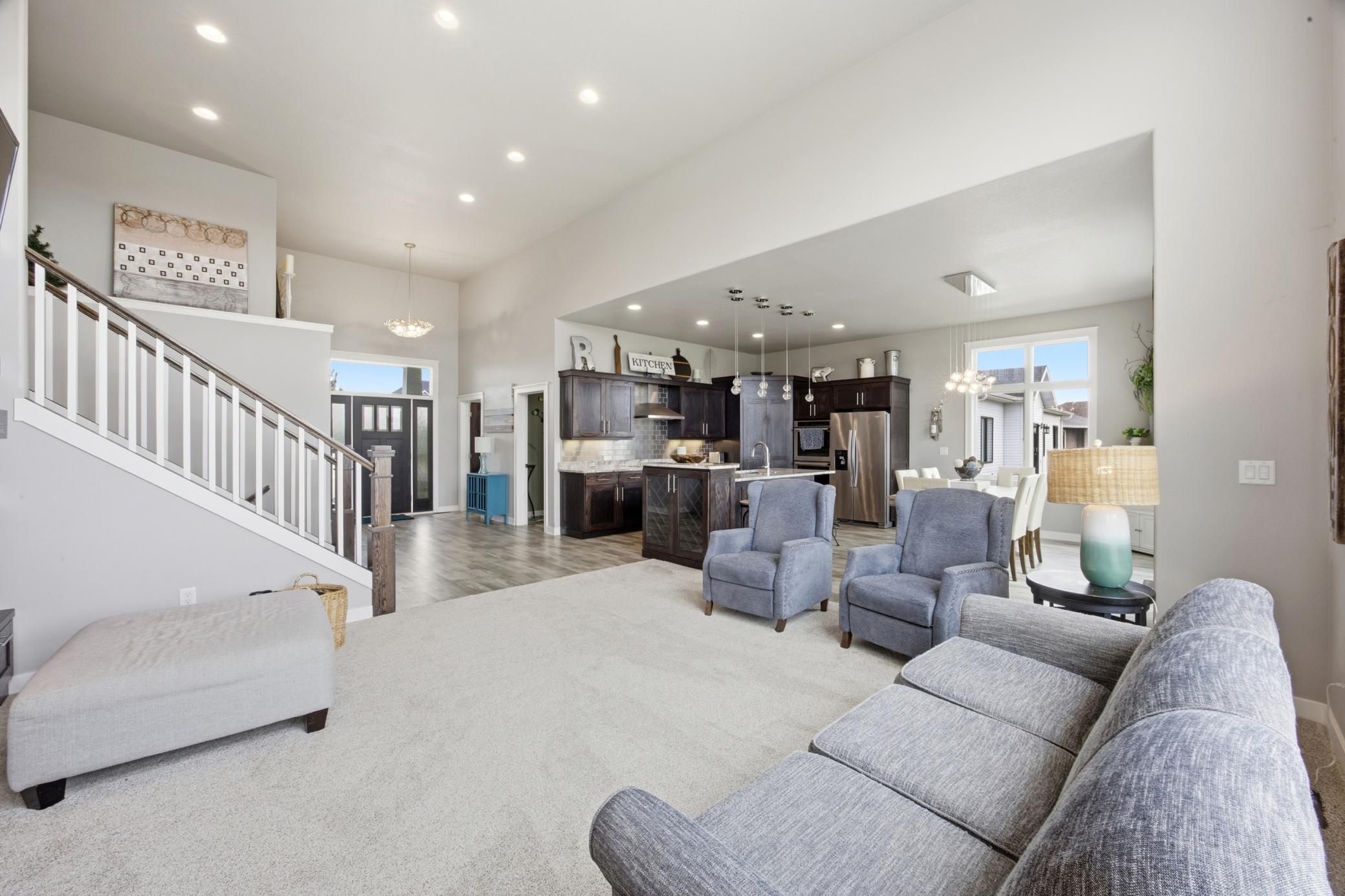 Open concept main floor