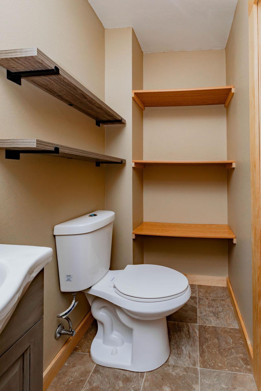 primary 3/4 bath (#2) main level