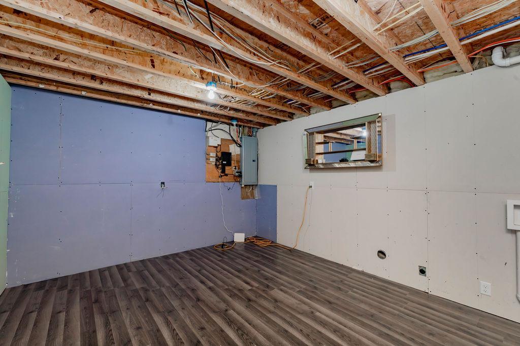 utility, laundry, storage basement level