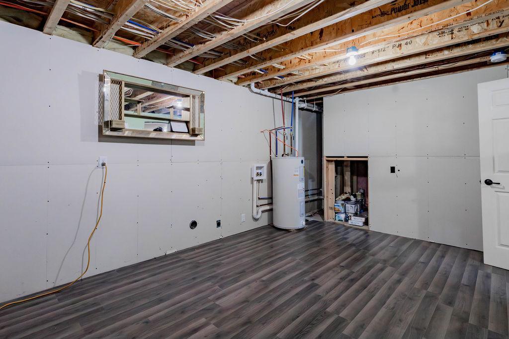 utility, laundry, storage basement level