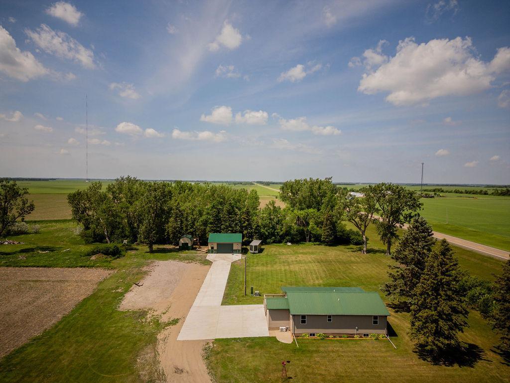 drone overall property looking west