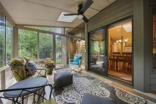Enjoy a peaceful start to your day with a morning coffee or unwind in the evening with your favorite beverage in what is sure to become your favorite spot to relax.