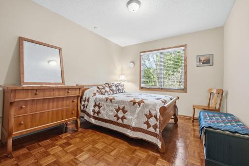 This secondary bedroom is located next to the primary bedroom.