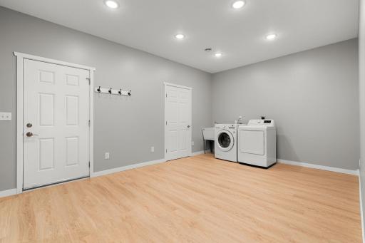 Huge mud and laundry room