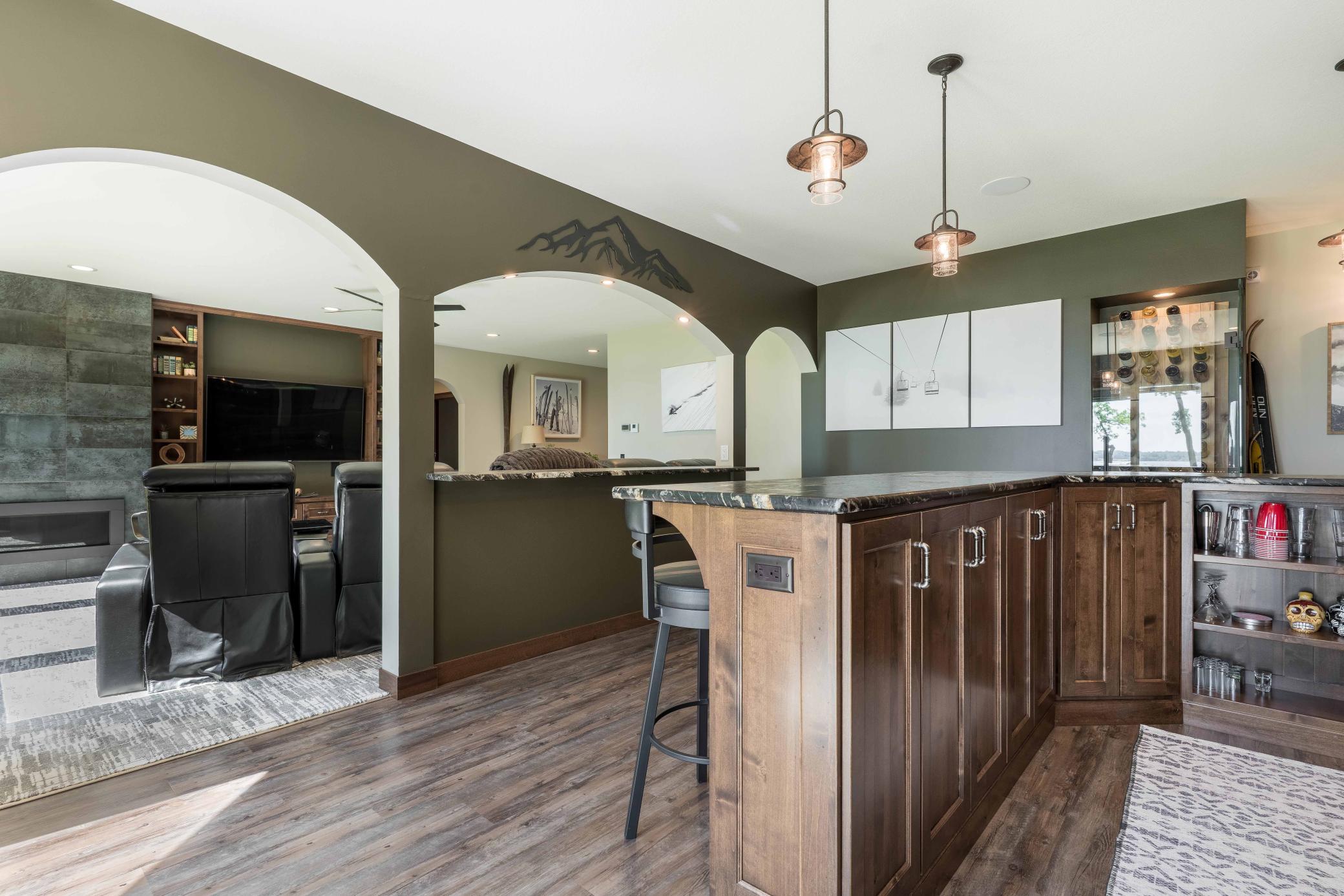 Bar and Family Room
