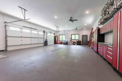 Massive Heated and Drained Garage