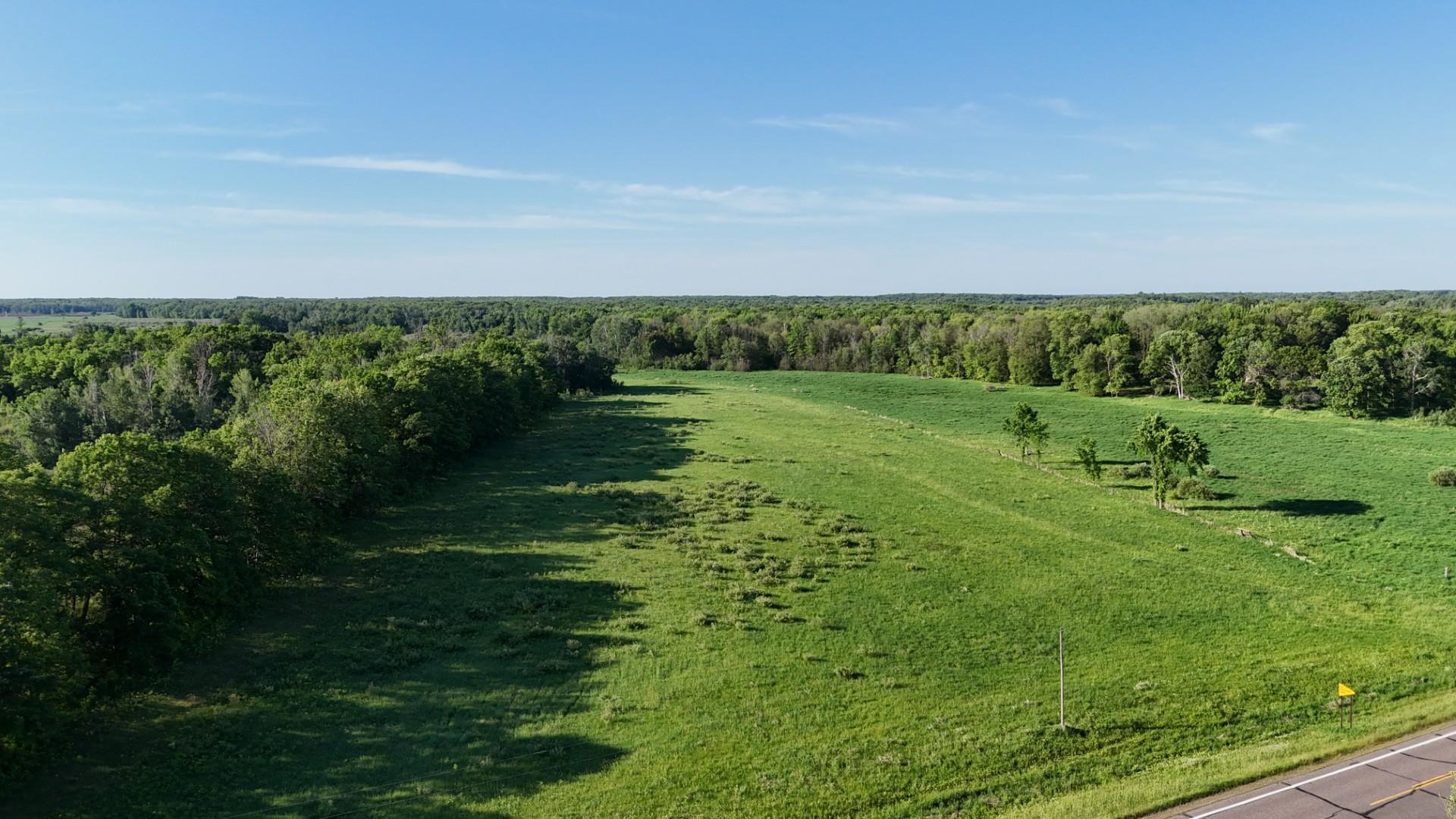 Looking South from the road.
