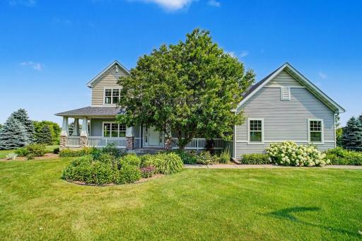 Curb appeal with your side load 3 car heated garage