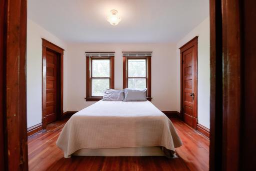 Upper level bedroom with double closets