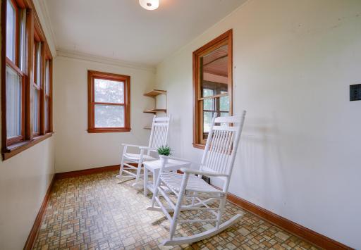 Covered front porch