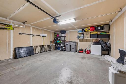 Attached two car garage allows for easy access into the home.