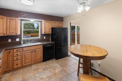 Kitchen accomodates having a small table