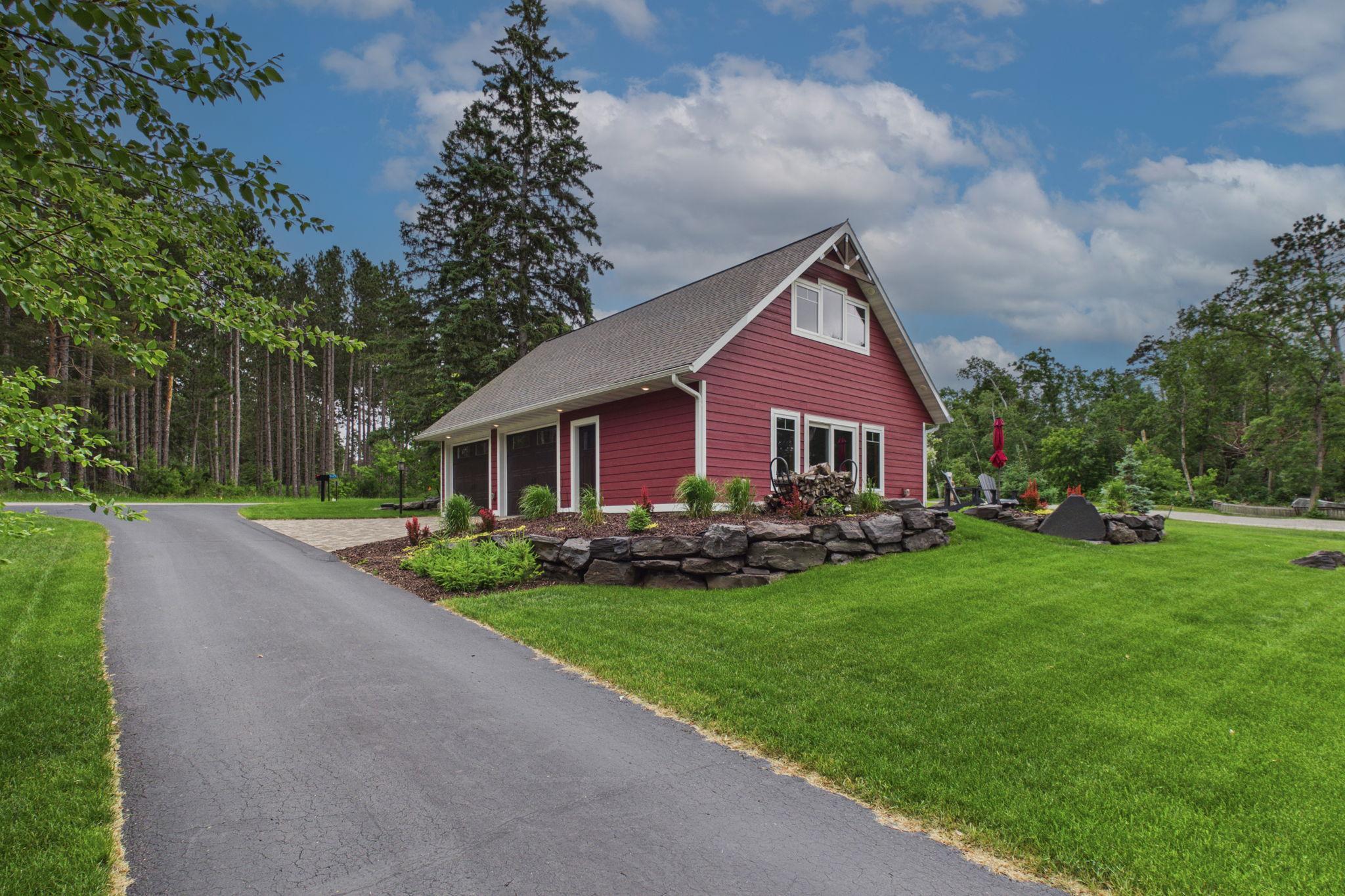 Detached garage with guest space