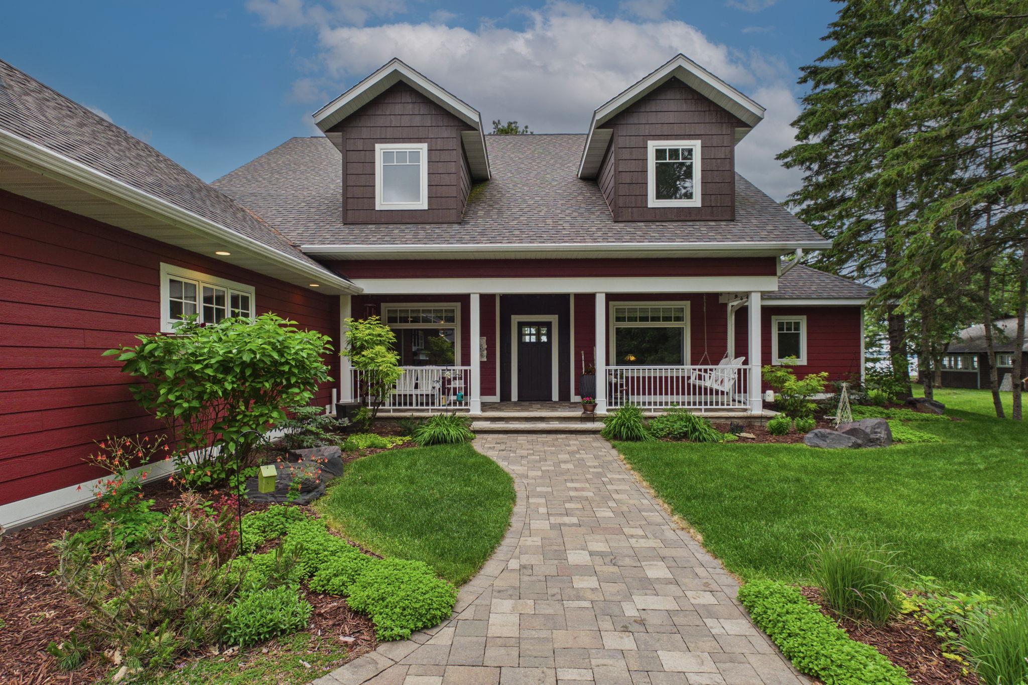 Covered front porch