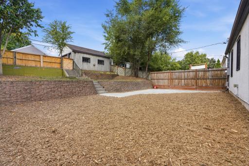 Expansive backyard perfect for relaxing or entertaining