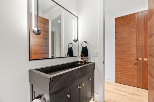 Main floor powder bathroom