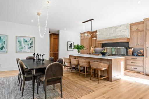 Easily entertain with plenty of seating throughout