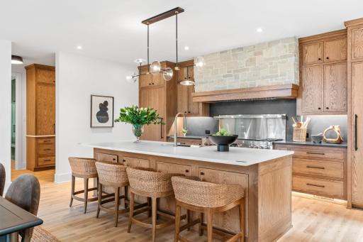Plenty of cabinet and counter space for meal prep