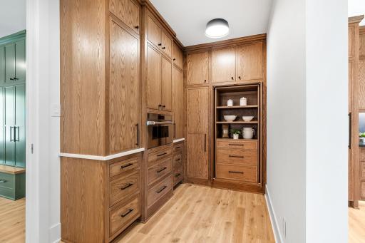 Scullery includes additional oven and plenty of extra storage for kitchen essentials