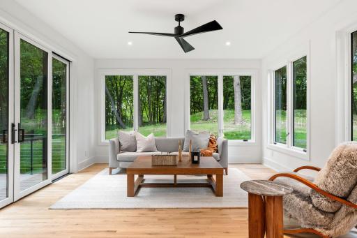 Sitting room off of the kitchen