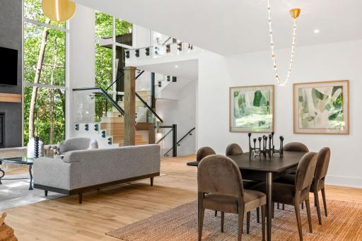 Enjoy seamless entertaining in each space