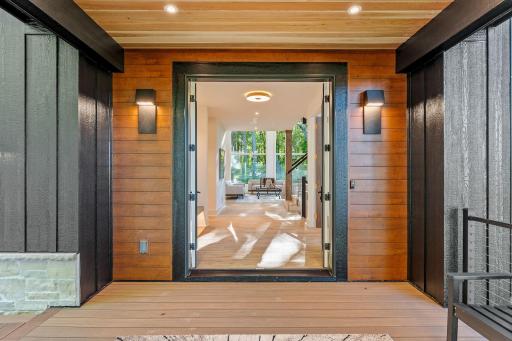Stunning entryway as you are greeted