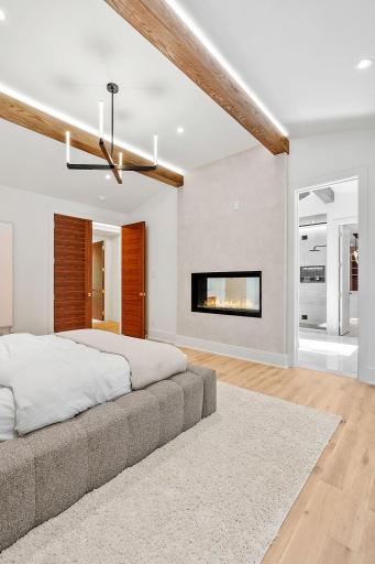 Solid walnut wood doors throughout