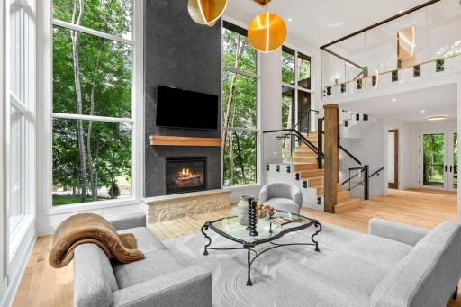 Beautiful organic, contemporary design elements throughout