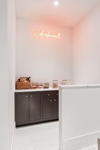 Snack and beverage counter for the ultimate experience