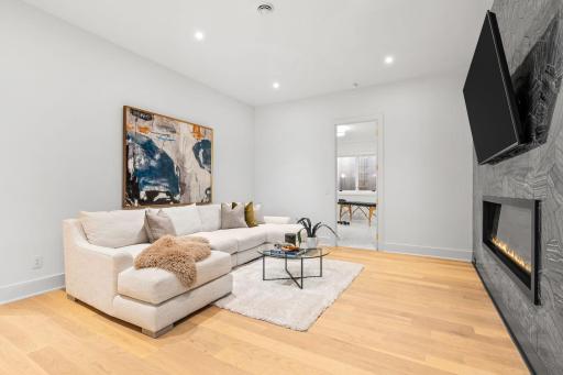 Easily entertain in this lower level