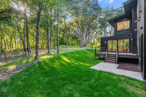 Sprawling 2.41 acre lot filled with trees