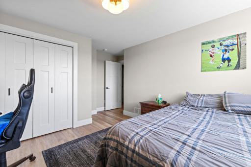 Two spacious lower level bedrooms with large, lookout windows.