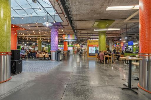Midtown Market located just steps from the home, offering convenient access to dining, shopping, and local goods.