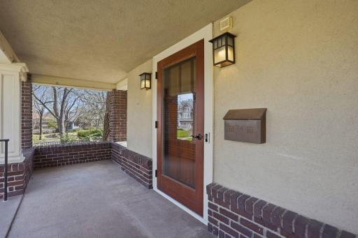 2200 Kenwood Parkway - Front Porch would be a great place for a porch swing and/or a small table and chairs