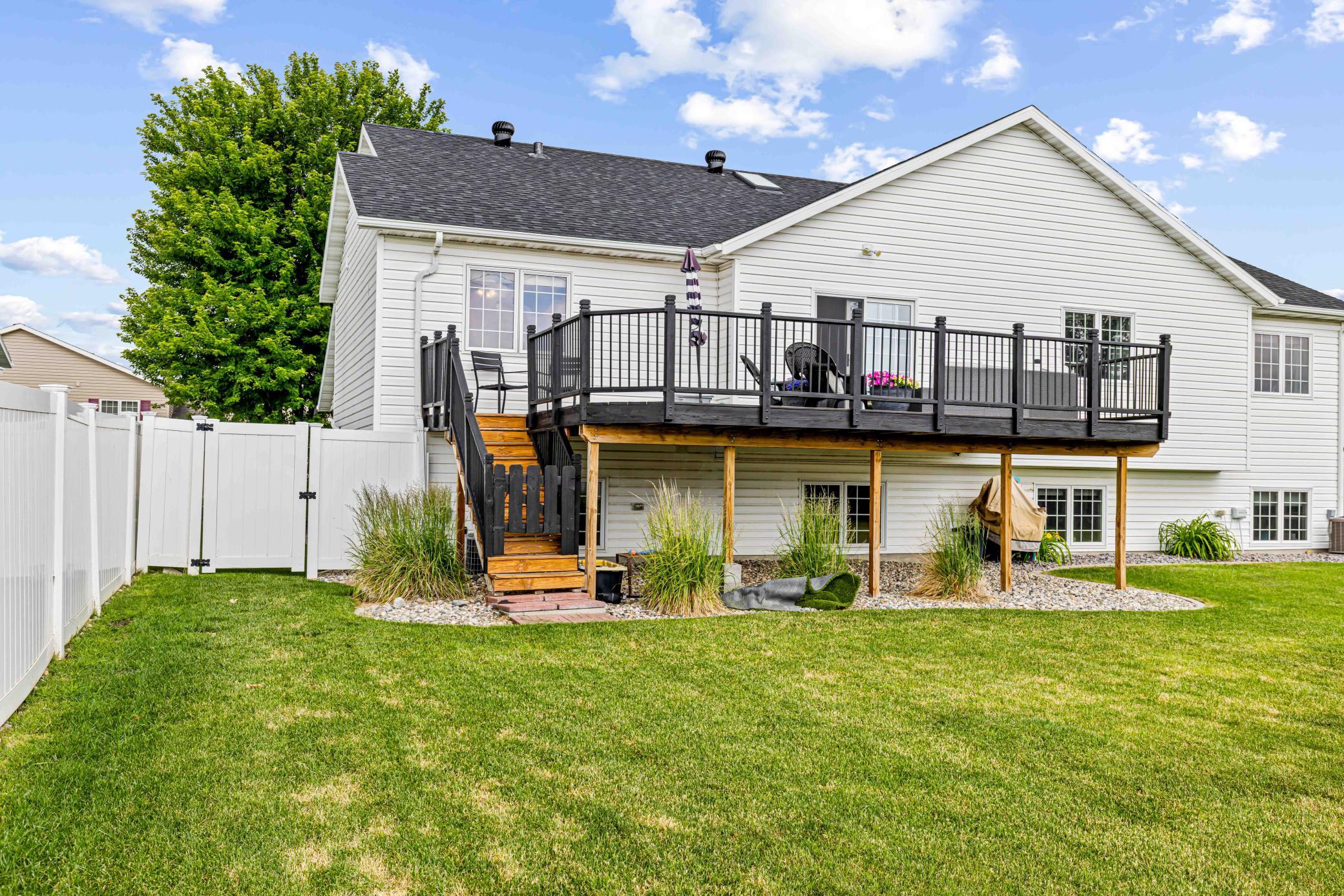 Rear View of House & Deck