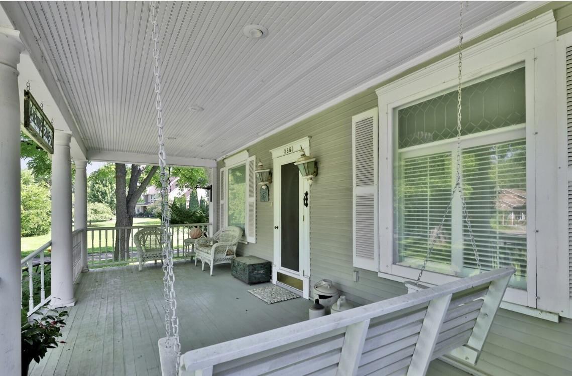Large front porch