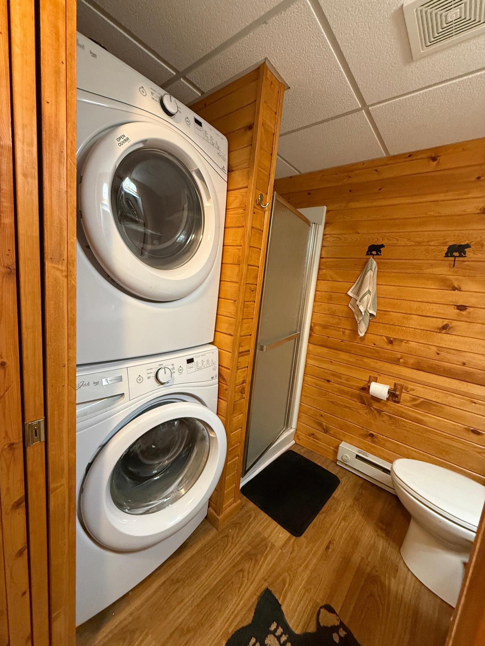 with laundry