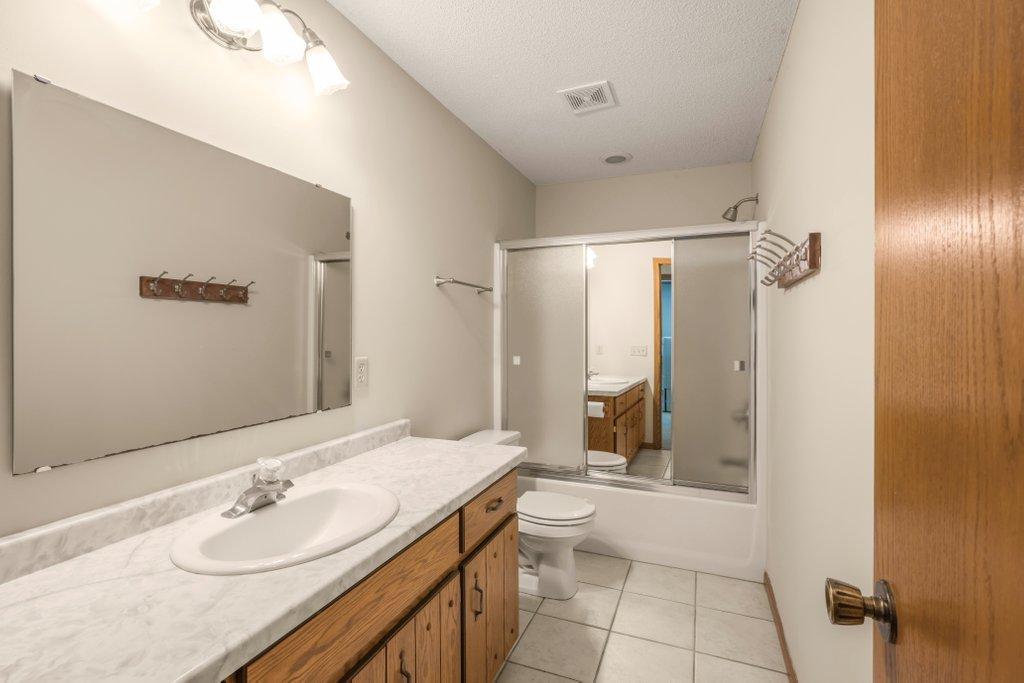 Larger Lower Level Bathroom with Heated Tile Floor.