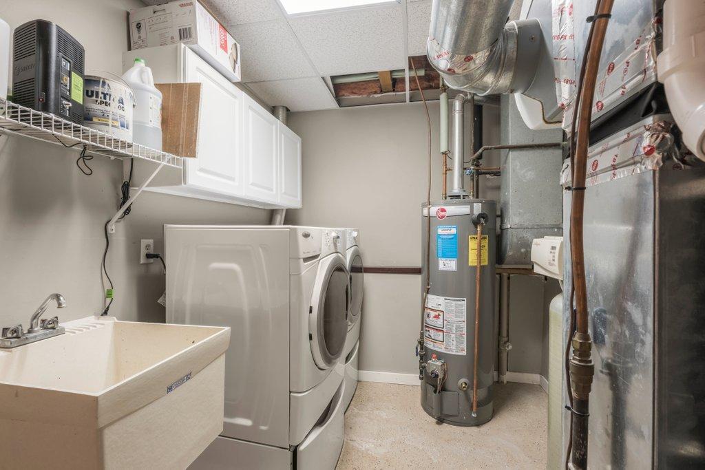 Clean Utility room.