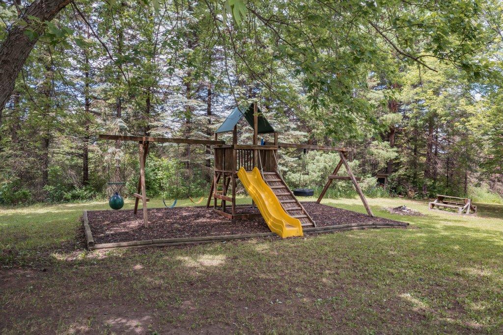 Lets swing over here to the playground set.