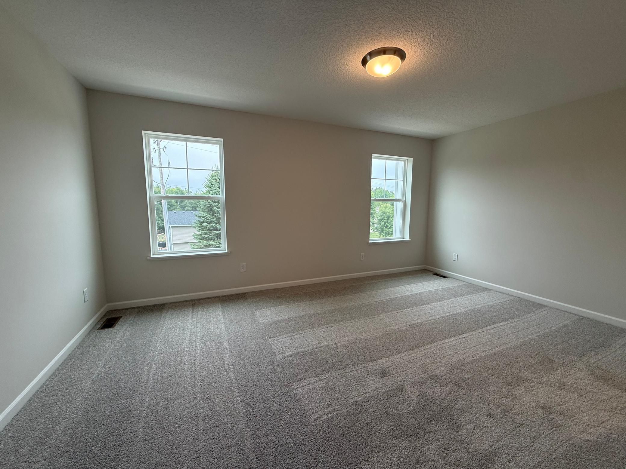 In the Owner’s bedroom there is plenty of space for a king size bed and enough closet space to handle even the biggest garment collection.